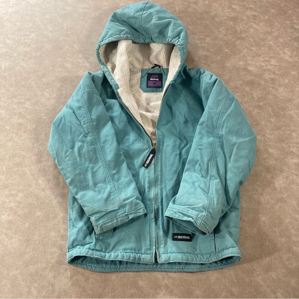 Berne Sherpa Lined Women’s  Full Zip Jacket Size M